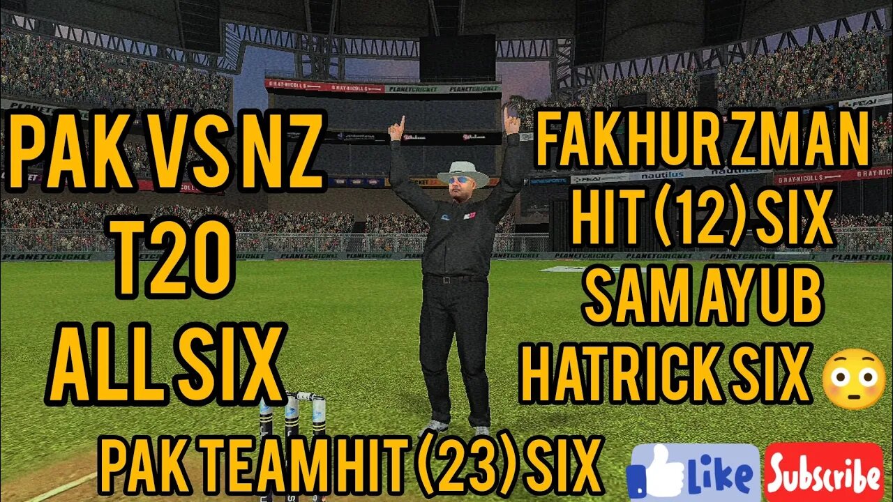 Pak vs Nz T20 match 23 six |Foji hit 12 six | Sam Ayub hit hatrick six| foji 142 runs in 57 balls 😱