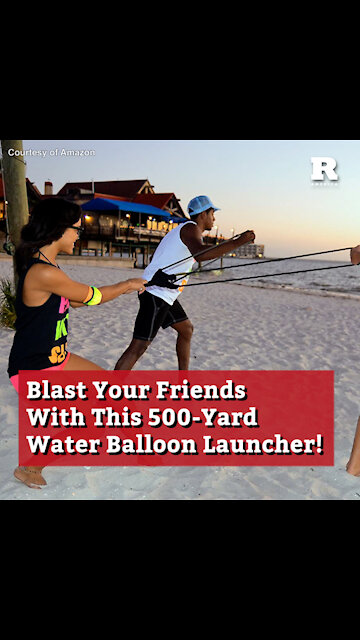 Blast Your Friends With This 500-Yard Water Balloon Launcher