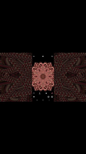 Tangle app on Android: perfect symmetry #30