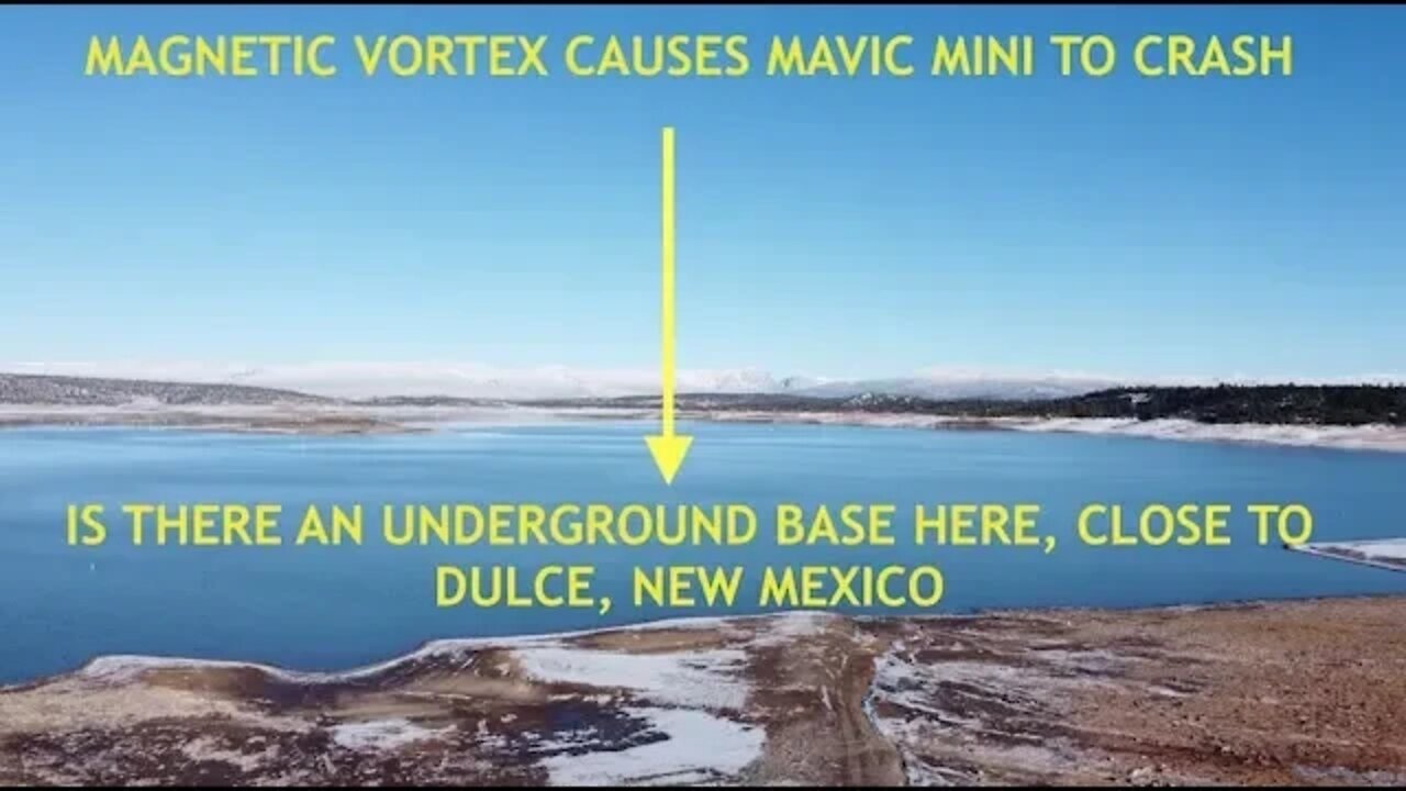 Mavic Mini Crashes, Magnetic Vortex, Underground Base? Outside Dulce, NM in HD