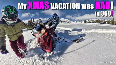 My XMAS Family Vacation was RAD with the Insta360 One X Cam [on Skis, Snowmobiles & DJI Mavic 2 Pro]