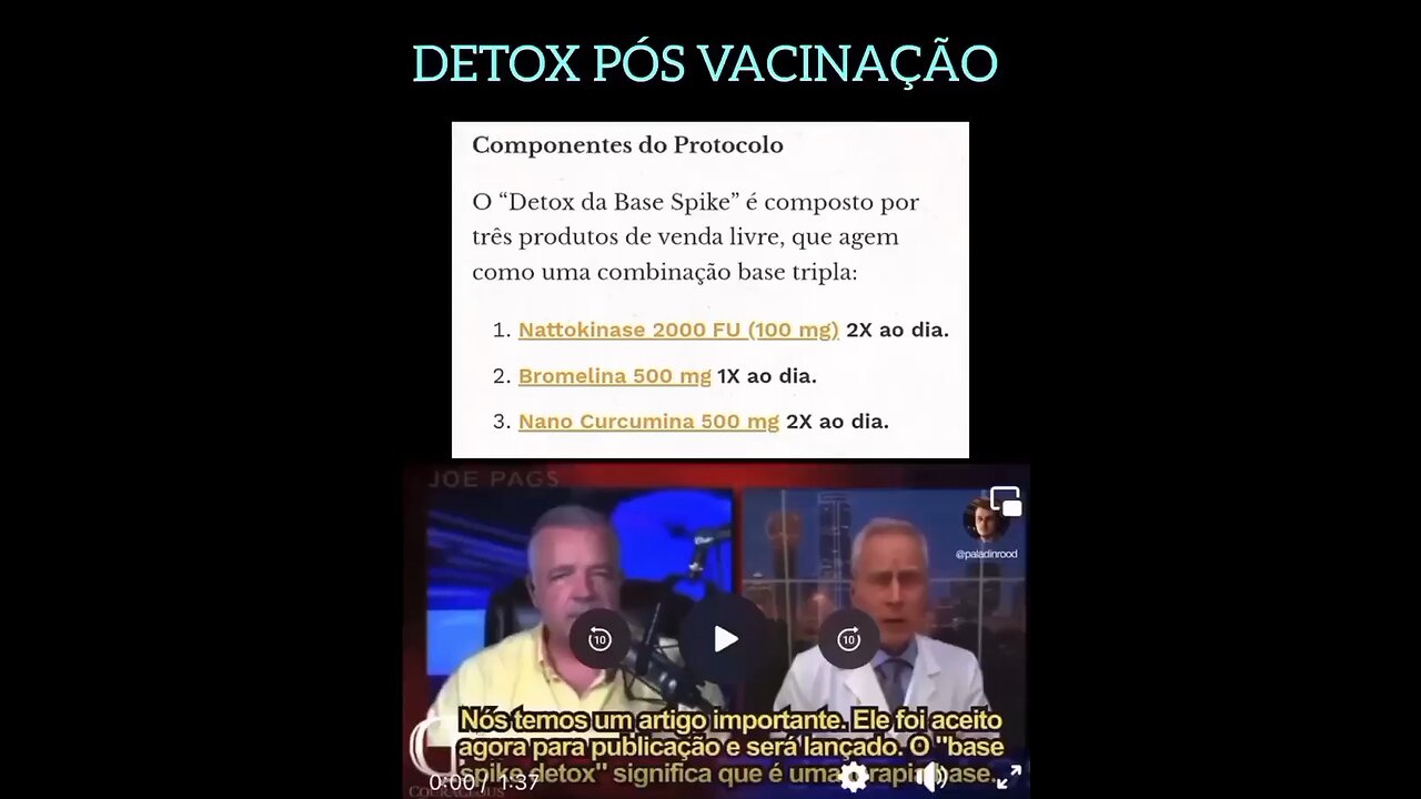 Detoxx da vaxx? Como poderei limpar a proteína S de meu corpo?