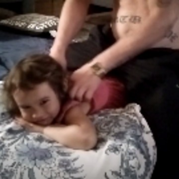 How To Give Your Daughter a Back Massage