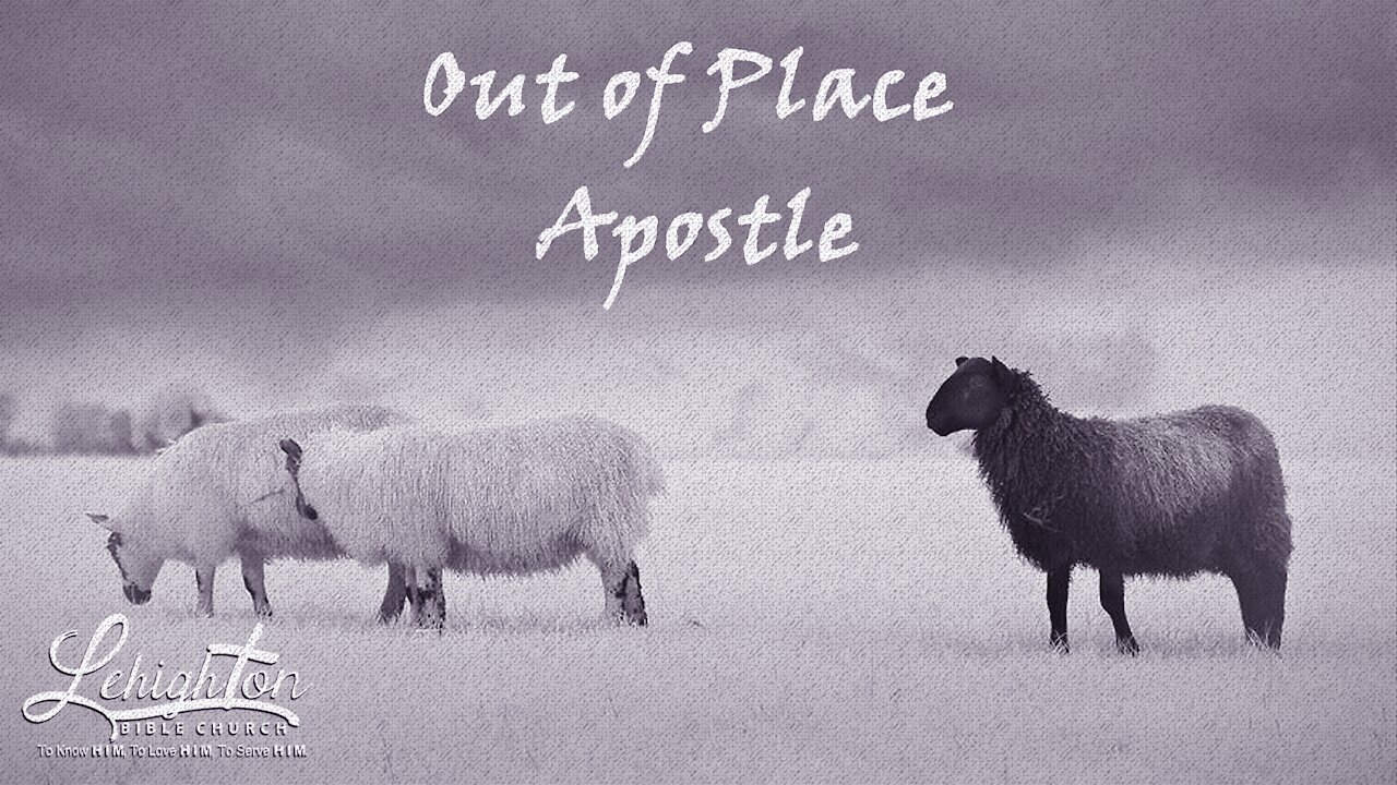 Paul, The Out of Place Apostle 5