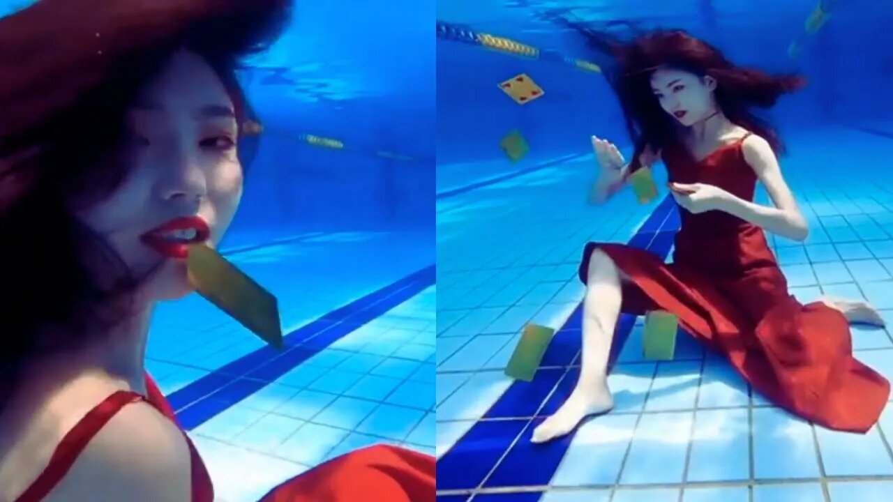 Underwater Wetlook - Play Cards With Me