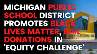 Michigan public school district promotes Black Lives Matter, bail donations in 'equity challenge'