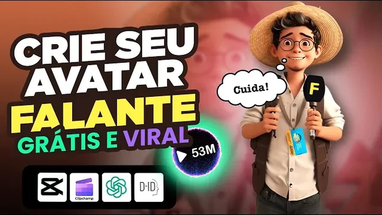 Como criar vídeos VIRAL com AVATAR FALANTE gerado por AI para obter MILHÕES de visualizações!