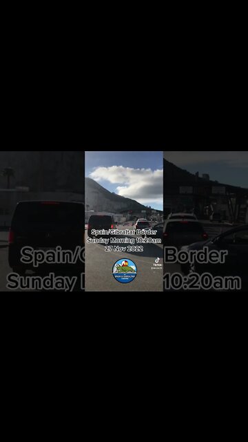 Spain Gibraltar International Border View #shorts