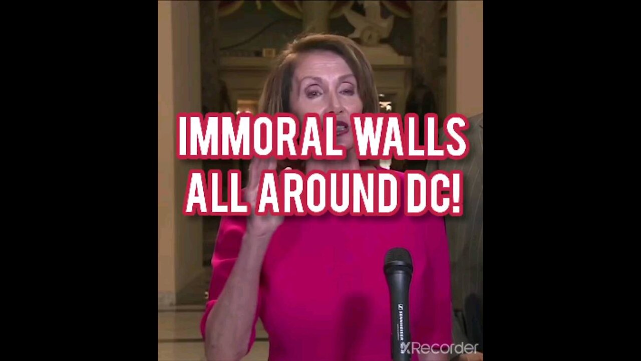 IMMORAL WALLS ARE ALL AROUND DC!