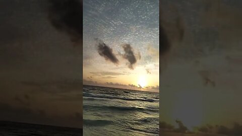 crazy Boracay sky tonight with symmetrical clouds. #boracay