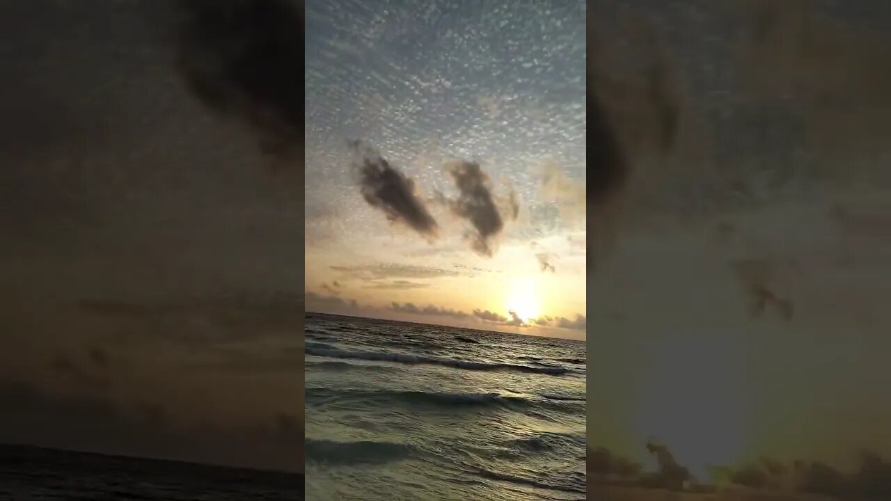 crazy Boracay sky tonight with symmetrical clouds. #boracay