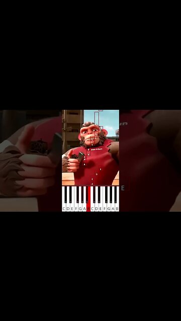 Chinese Monkey Lore (Fart) Special Edition (Age of Apes) - Octave Piano Tutorial