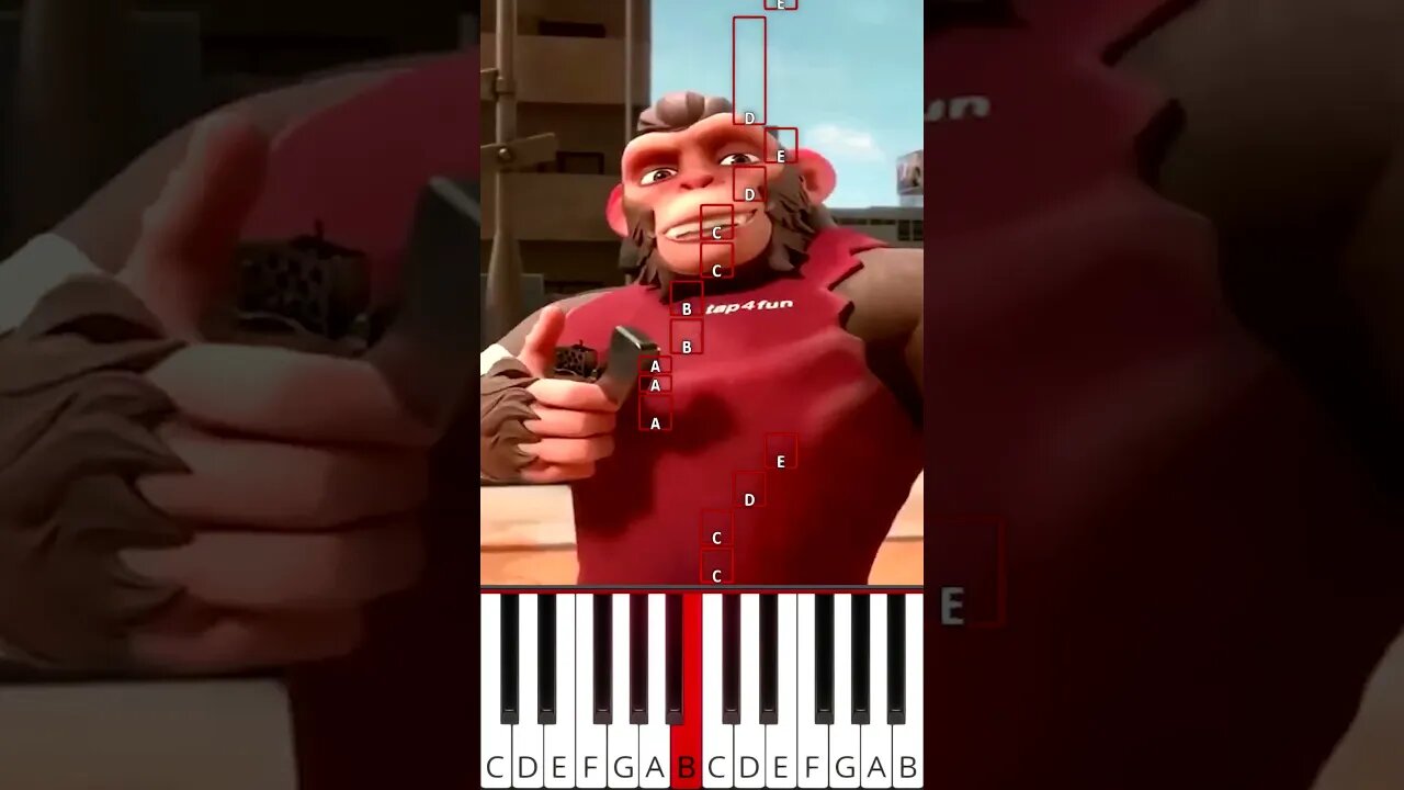 Chinese Monkey Lore (Fart) Special Edition (Age of Apes) - Octave Piano Tutorial