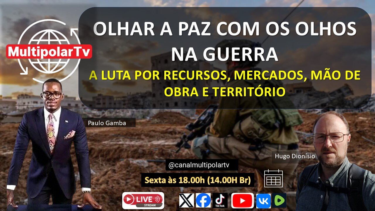 OLHAR A PAZ COM OS OLHOS NA GUERRA