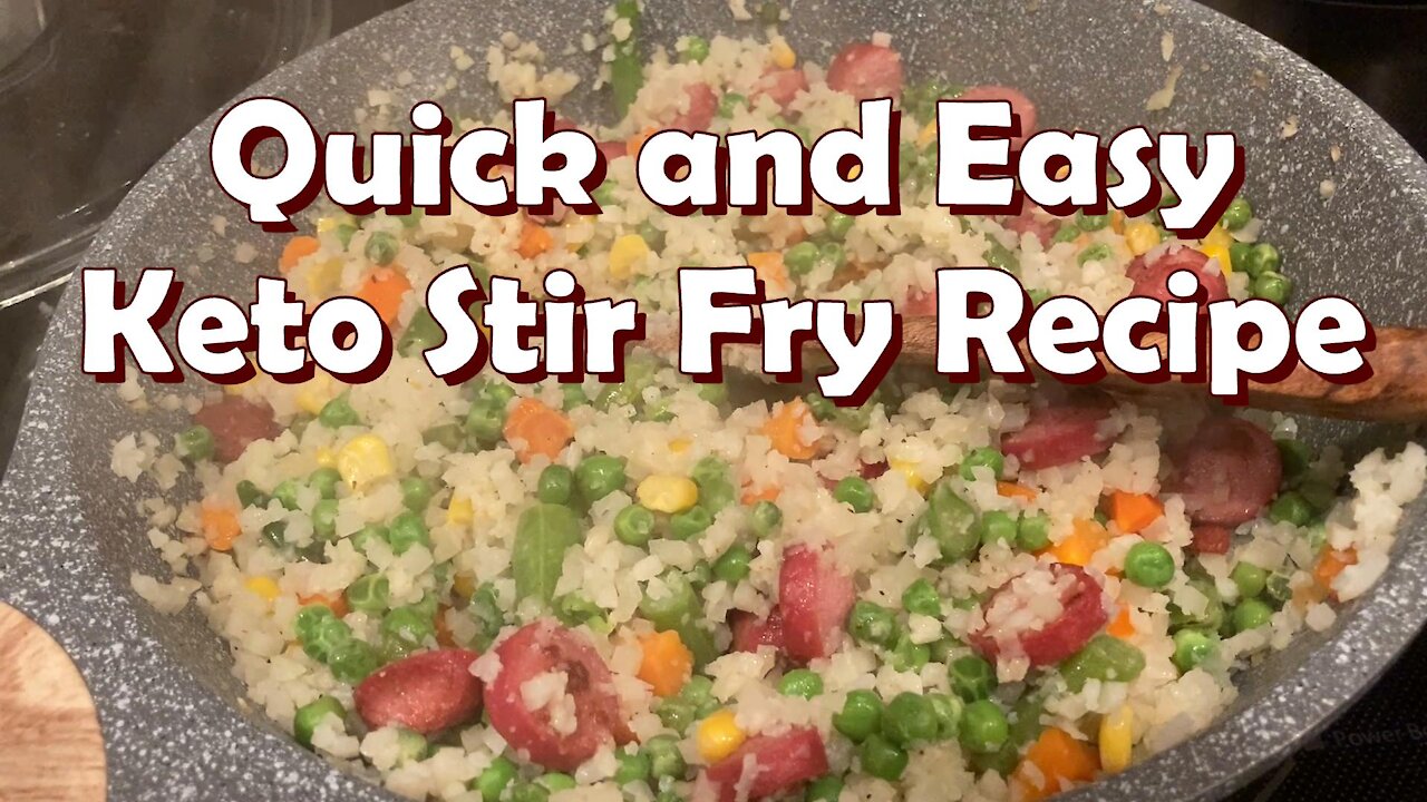 Quick and Easy Keto Stir Fry Recipe – Cauliflower Fried Rice 2021