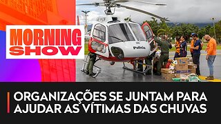 Receita Federal e Sabesp fazem doação para vítimas do Litoral Norte de SP