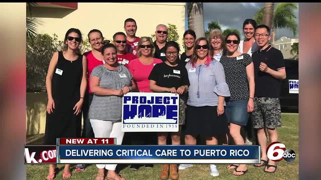 Hoosiers deliver critical care to victims of Hurricane Maria in Puerto Rico