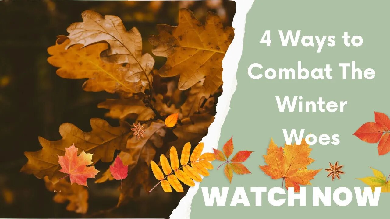 4 Ways to Combat the Winter Woes