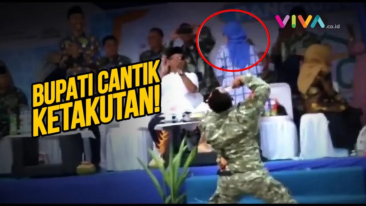 Prajurit Kostrad TNI Gorok Leher dan Sayat Lidah, Bupati Cantik Ketakutan