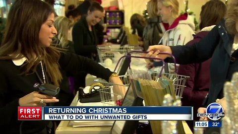 What do you do with unwanted Christmas gifts?