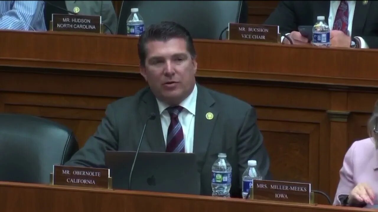 Rep. Obernolte advocates for his 9-8-8 Lifeline Cybersecurity Responsibility Act in E&C markup