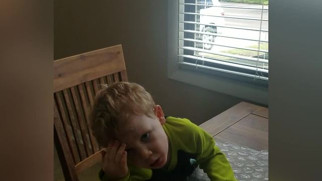 Funny Boy Headbutts Bubble Wrap To Pop It