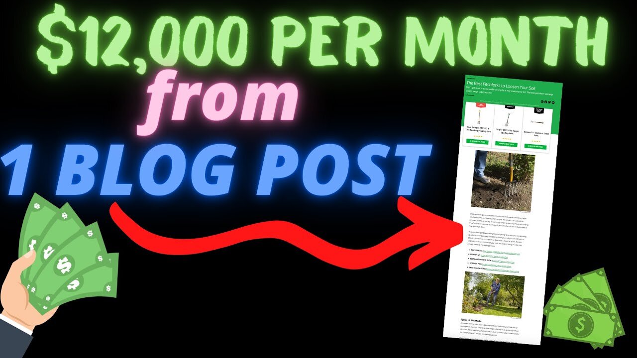 This Blog Post Generates $12,000 Per Month