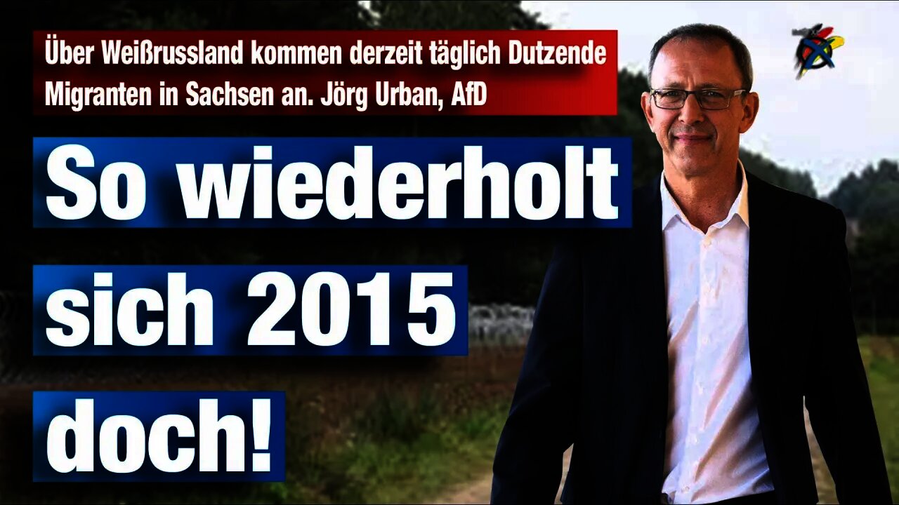 Über Weißrussland kommen derzeit täglich Dutzende Migranten in Sachsen an. Jörg Urban, AfD