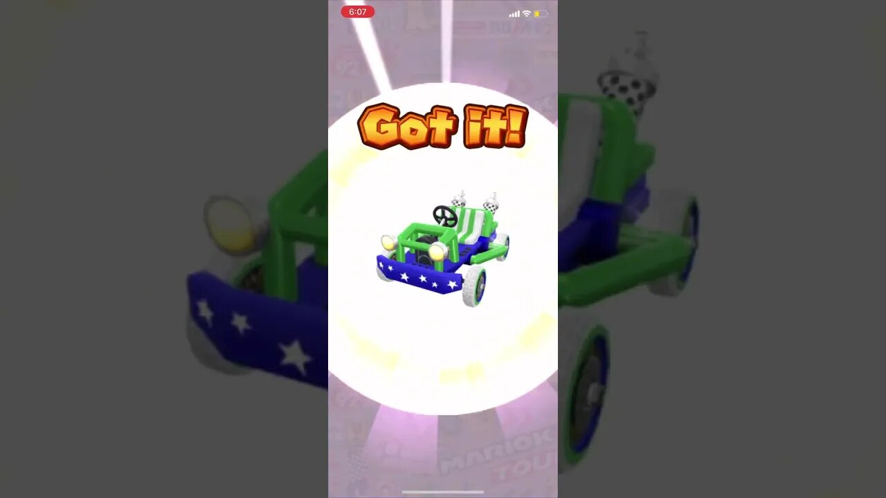 Mario Kart Tour - Battle Tour Gift Reward: Gold Pipe Pull (1)