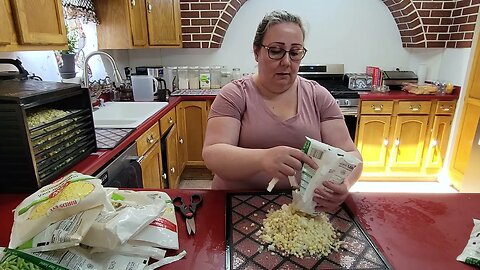 How I Dehydrate Frozen Veggies