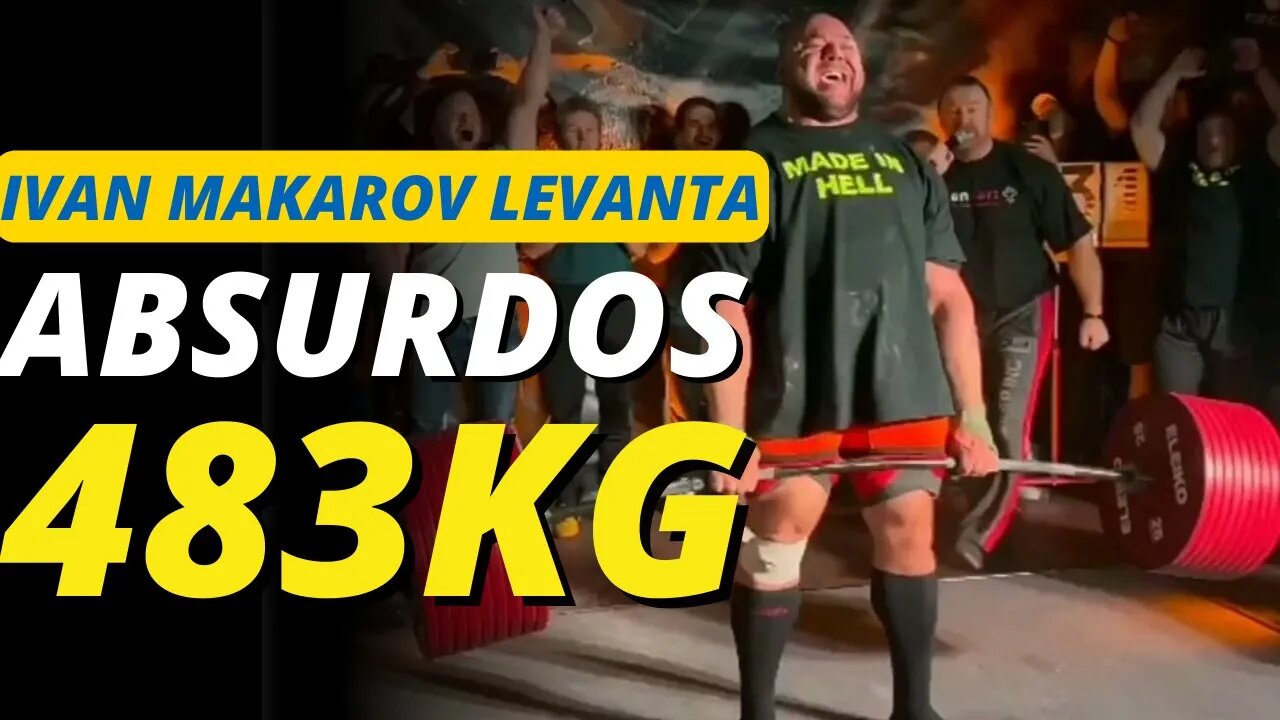 Ivan Makarov está a caminho (FINALMENTE) do RECORDE MUNDIAL no DEADLIFT?