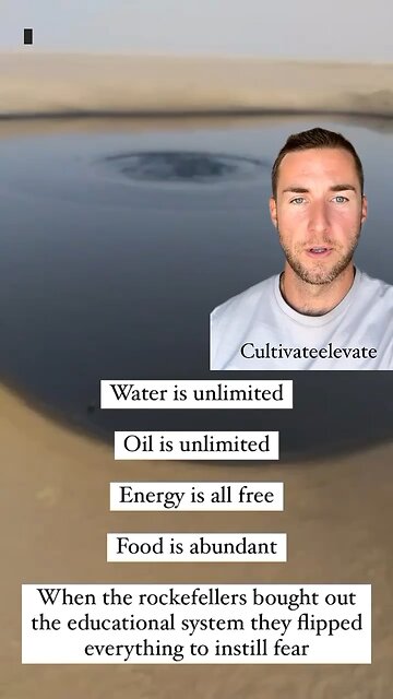 Water! Oil! Food! Energy! All Abundant But Controlled?