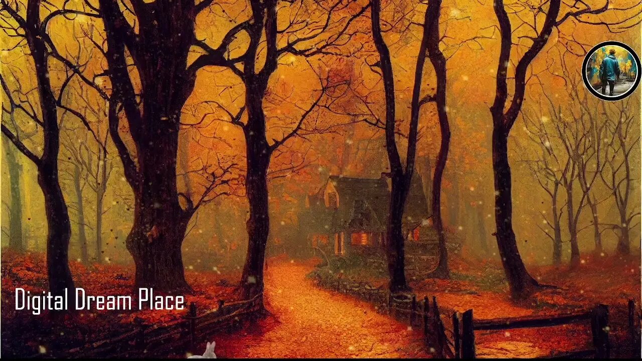 Autumn Gold - ASMR Ambience | Birds Singing, Wind in Forest | Deep Dream Place