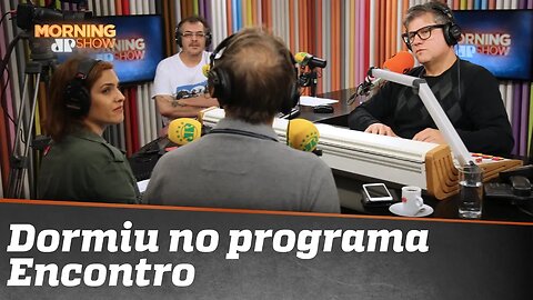 Pedro Cardoso explica porque dormiu no Encontro com Fátima Bernardes!