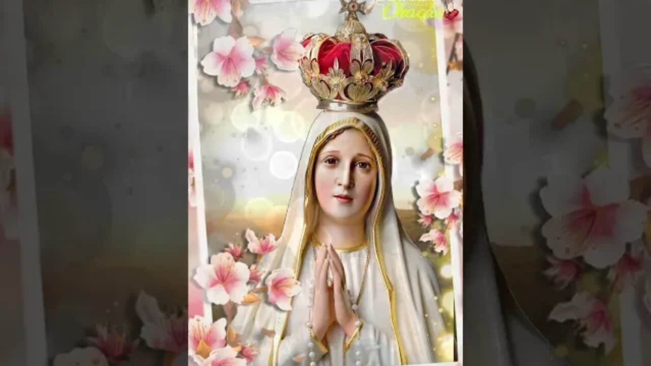 Oração de Nossa Senhora de Fátima para Alcançar Graças #shorts