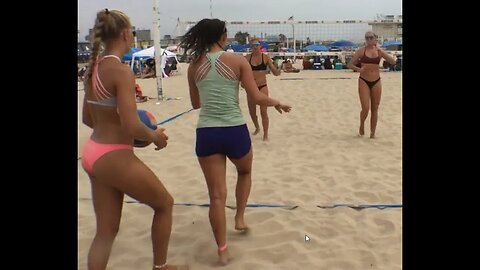 Women's Beach Volleyball Marilyn Heaven Paige Serena 05