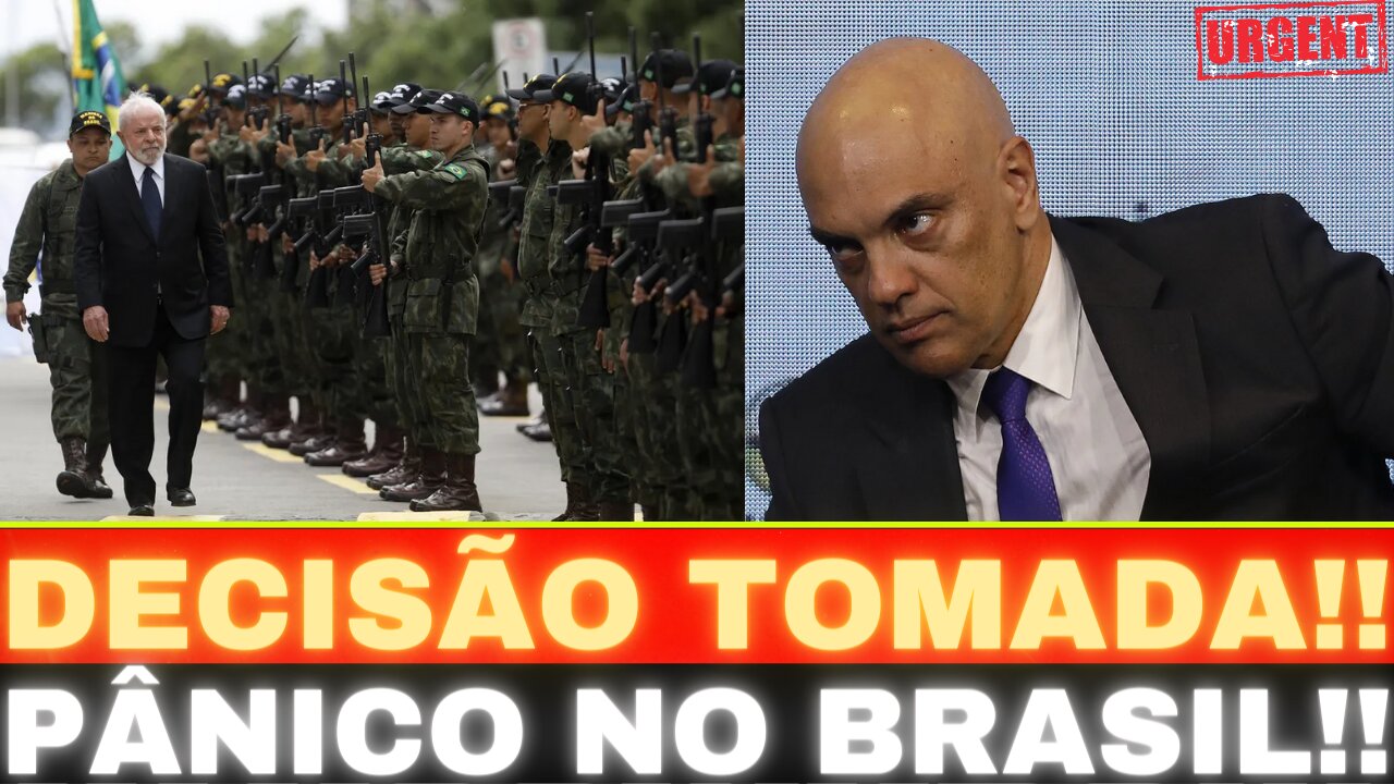 O FIM DO EXÉRCITO!! MORAES TOMA DECISÃO!! TENSÃO MÁXIMA....