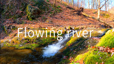 Flowing river