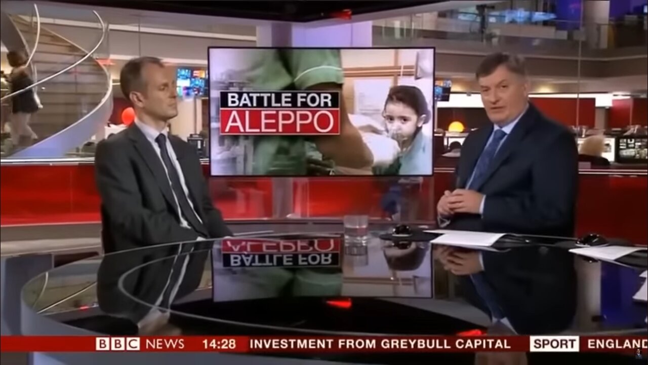 13/10/2016 Dr Marcus Papadopoulos talks to BBC News about Syria