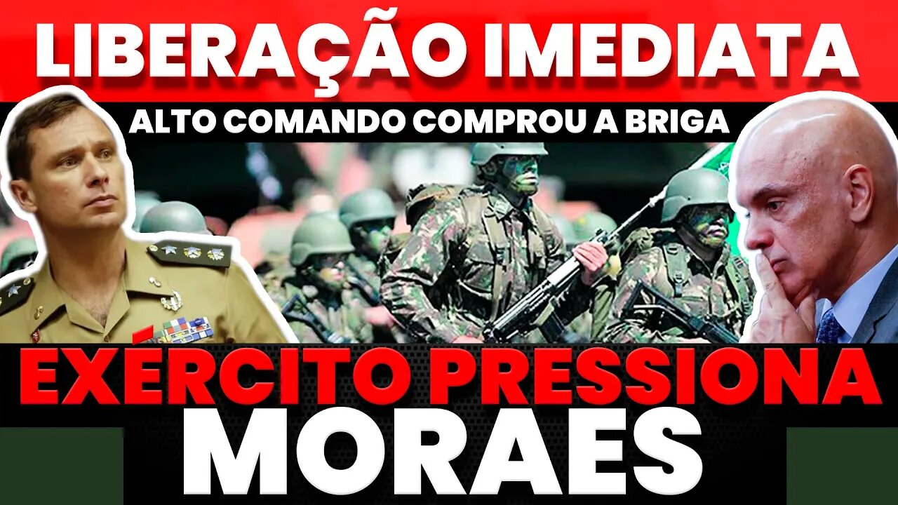 🚨AGORA: Exército pressiona Alexandre de Moraes a libertar Tenente-Coronel Mauro Cid + Notícias