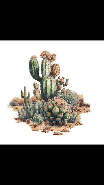 DESERT CACTUS Cross Stitch Pattern by Welovit Cross Stitch | welovit.net | #welovit #crossstitch