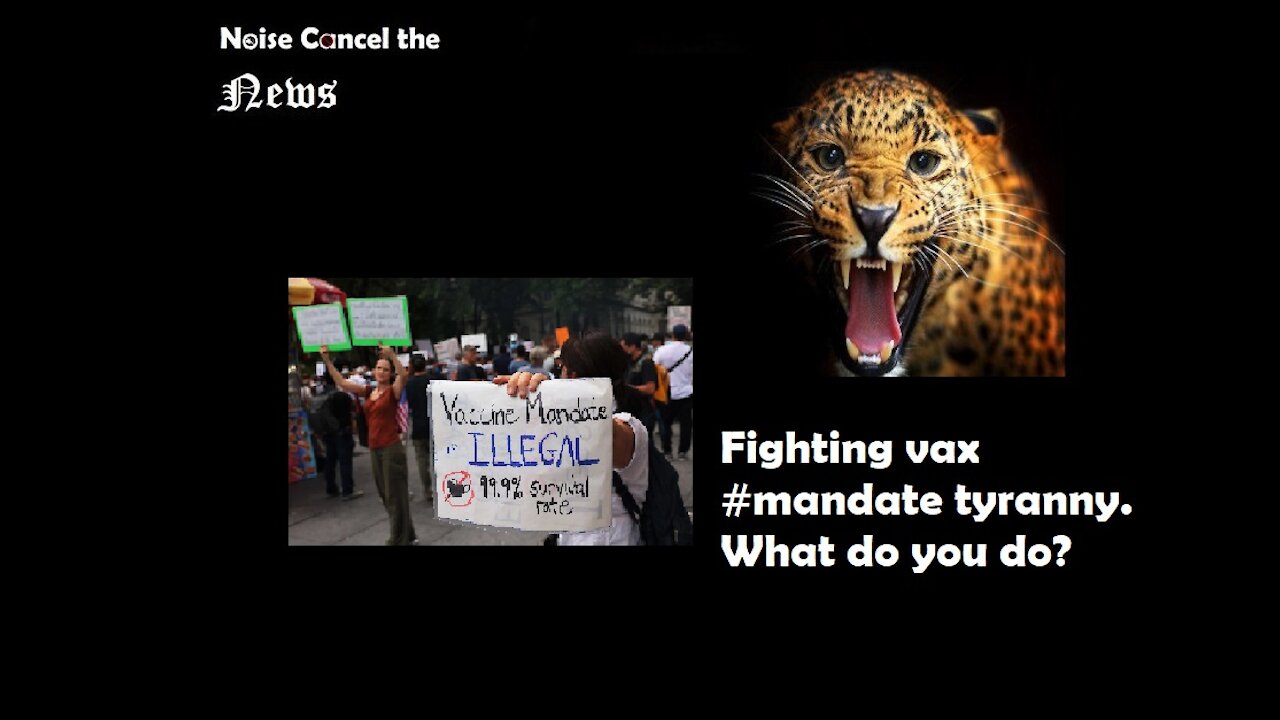 Fighting vax #mandate tyranny. What do you do? and more