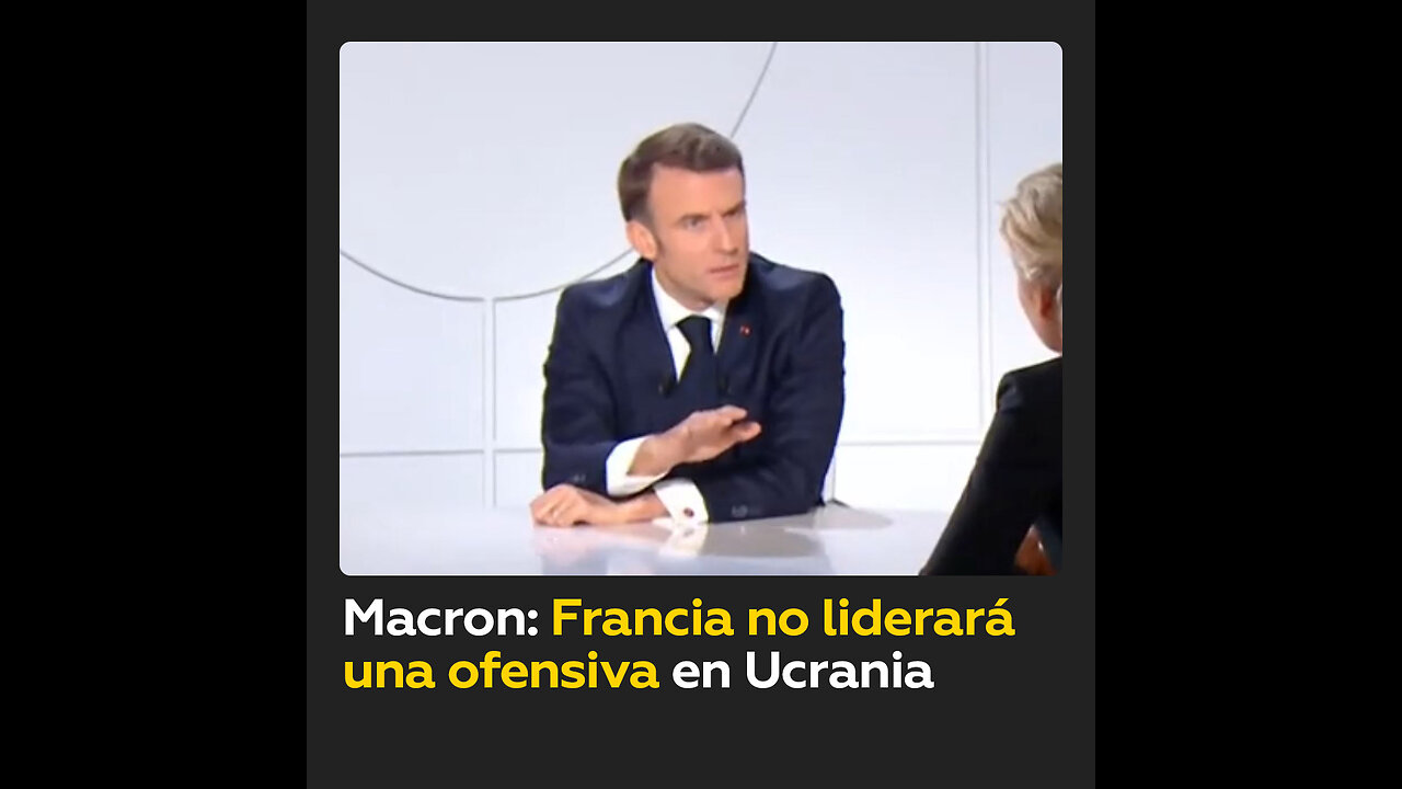 “Nunca tomaremos la iniciativa”: Macron descarta liderar una acción militar en Ucrania