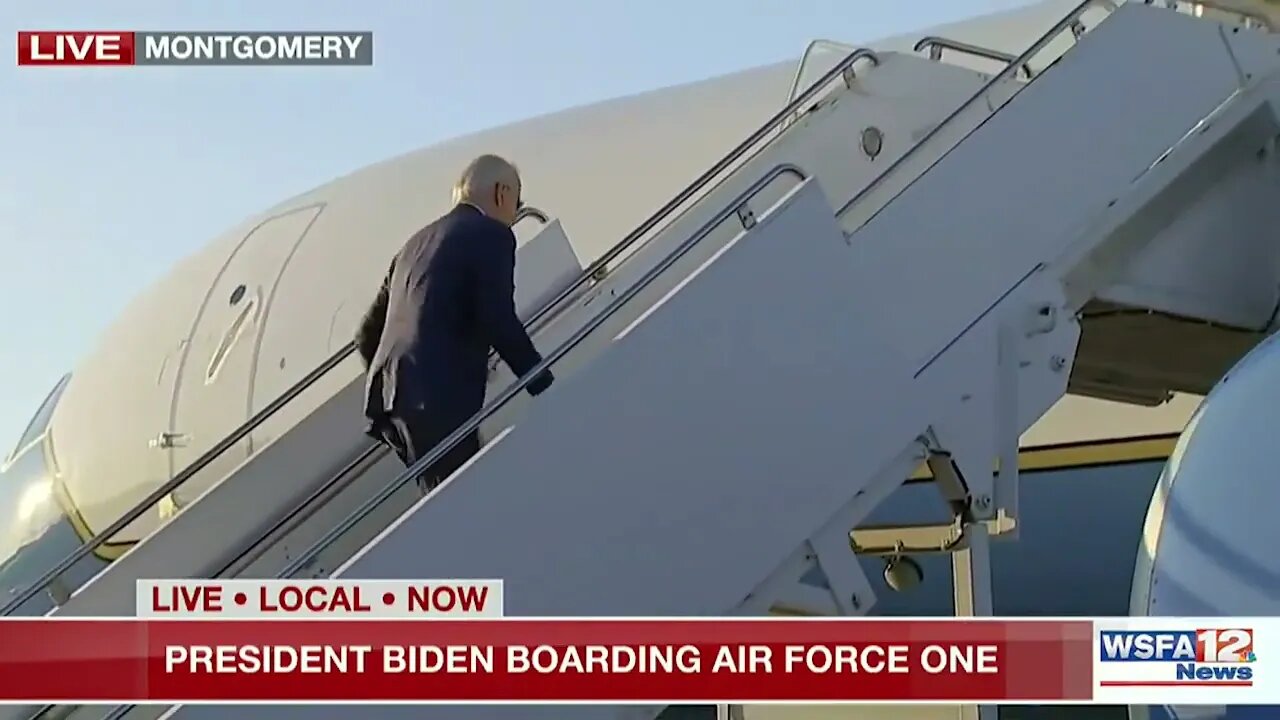 Biden Loses Latest Battle With Stairs