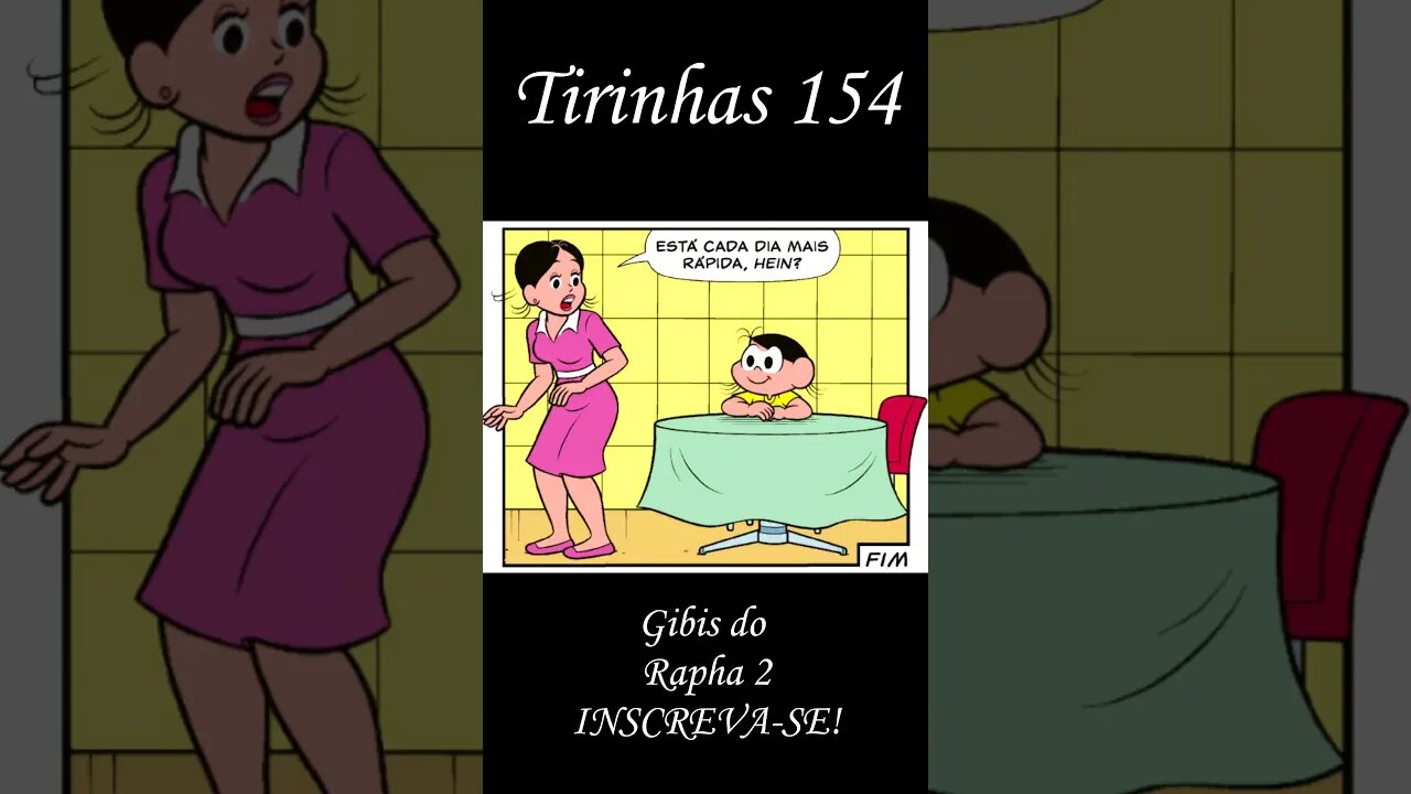 Tirinhas da Turma da Mônica nº 154 | Gibis do Rapha 2
