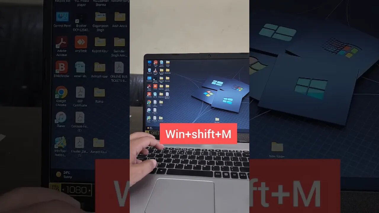 Minimize and restore current active window #shorts #youtubeshorts