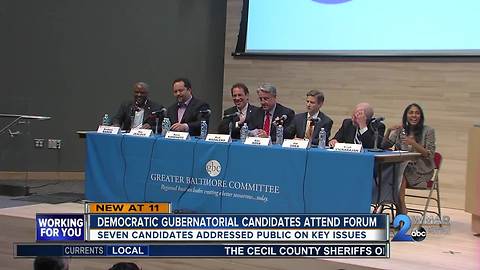 Democratic gubernatorial candidates meet for town hall