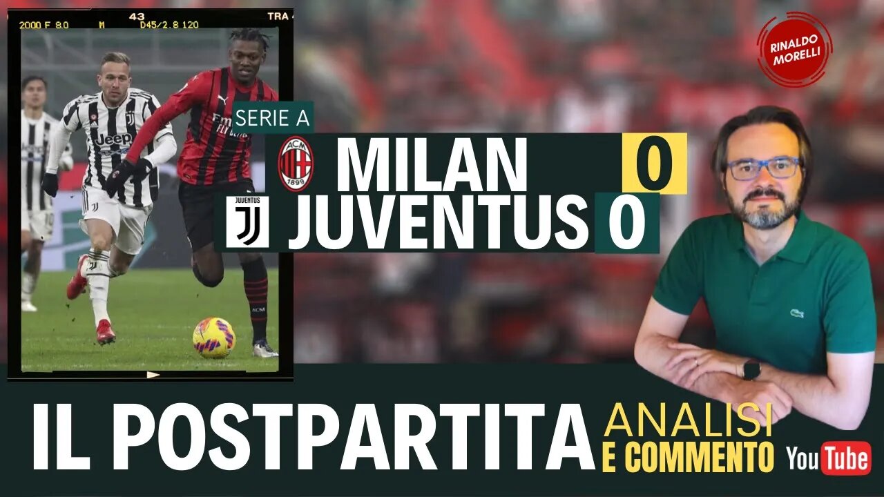 MILAN-JUVENTUS 0-0, il postpartita 23.01.2022