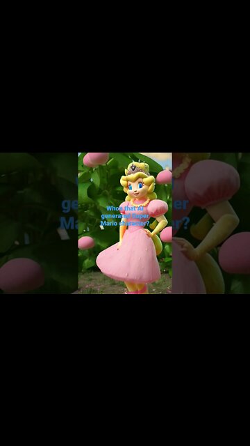 AI generated Princess Peach #supermariobros
