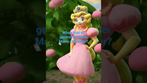 AI generated Princess Peach #supermariobros